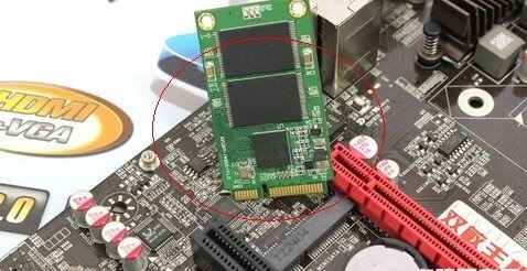 mSATA接口安装SSD