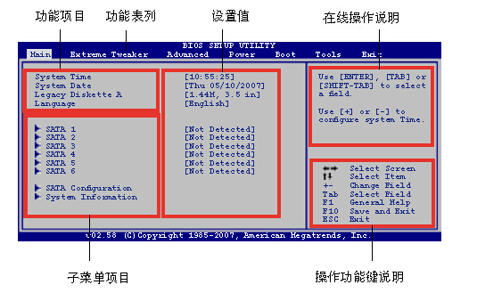 华硕P5E主板BIOS设置U盘启动