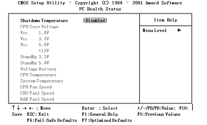 精英L4S5主板BIOS设置-PCI与复位设置