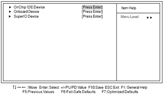 ECS精英954G主板BIOS设置-周边整合设置