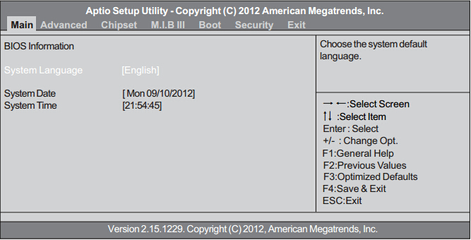 精英H61主板台式机U盘启动