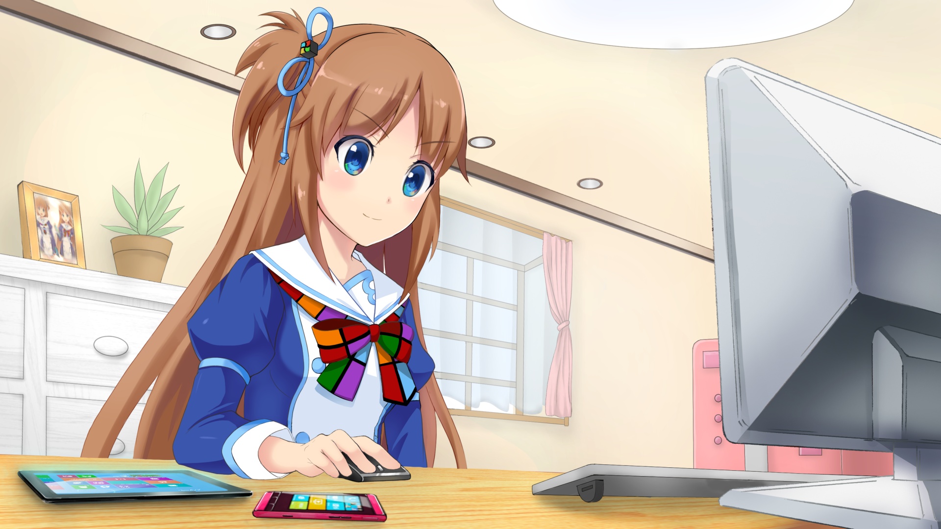 win10动漫美少女壁纸下载